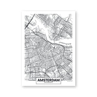 Thumbnail for Carte Affiche Amsterdam-Posters-Affiches Ville