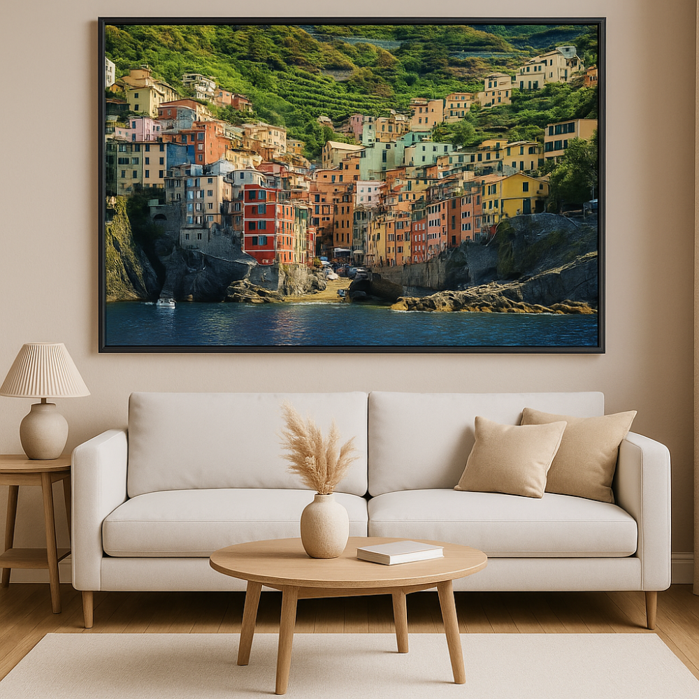 Cinque Terre landskapsaffisch