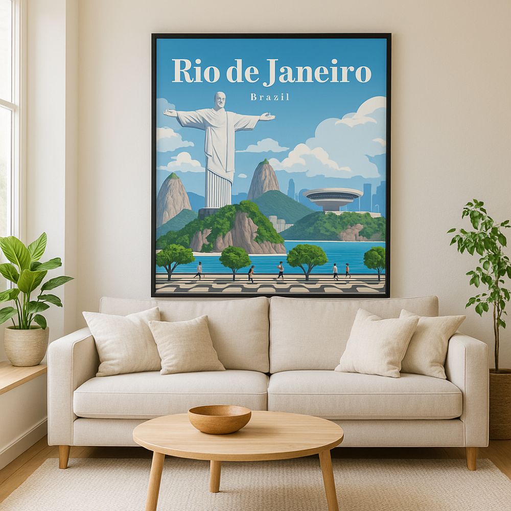 Vintage Rio-affisch