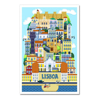 Thumbnail for Affiche Lisbonne Vintage-Posters-Affiches Ville
