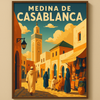 Affiche Casablanca Medina