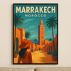 Affiche Marrakech Vintage