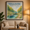 Affiches Toulouse Canal du Midi