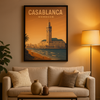 Affiche Casablanca Vintage