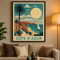 Thumbnail for Affiche Nice Cote d'Azur