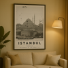 Affiche Istanbul Noir et Blanc