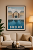 Affiche Bordeaux Vintage