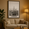 Affiche Londres Noir et Blanc