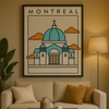 Affiche Illustration Montréal
