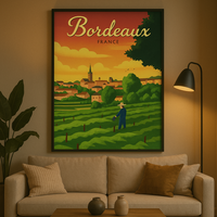 Thumbnail for Landskapsaffisch Bordeaux