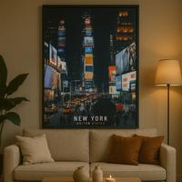 Thumbnail for New York nattaffisch