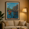 Affiche Velo Amsterdam