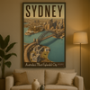 Affiche Vintage Sydney
