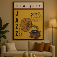 Thumbnail for Jazz New York-affisch