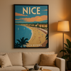 Affiche Nice French Riviera