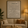 Affiche Carte De Londres