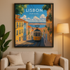 Affiche Tramway Lisbonne