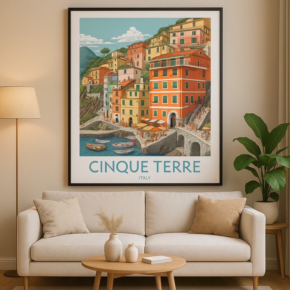 Cinque Terre Italien Poster
