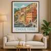 Affiche Cinque Terre Italie