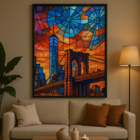 Thumbnail for Affiche Colorée New York