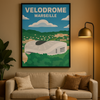 Affiche Marseille Vélodrome