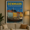Affiche Vintage Copenhagen