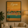 Affiche Lyon Vintage