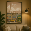 affiche paris vintage
