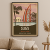 Affiche Vntage Dubai