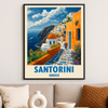 Affiche Grece Santorin