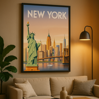 Thumbnail for Affiche New York Vintage