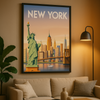 Affiche New York Vintage