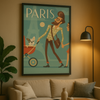 Affiche Paris Dessin