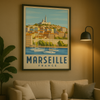 Affiche Marseille Vieux Port