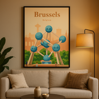 Thumbnail for Affiche Bruxelles Design