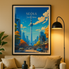 Affiche Séoul Désign
