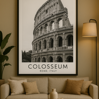 Thumbnail for Affiche Rome Noir et Blanc