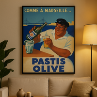 Thumbnail for Affiche Marseille Pastis