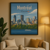 Affiche Illustration Montreal