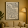 Carte Affiche Amsterdam