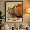Affiches Copenhague Coloré