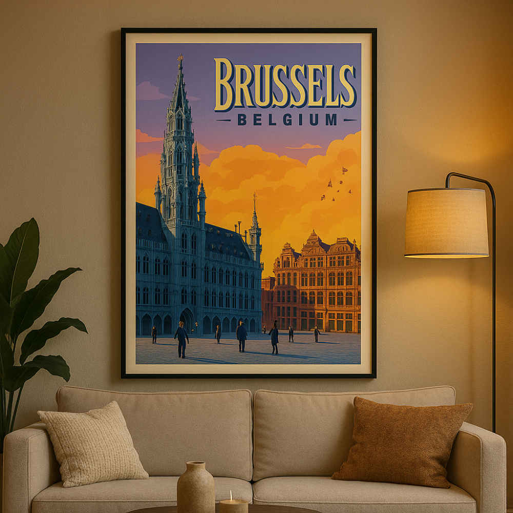 Affiches Bruxelles vintage