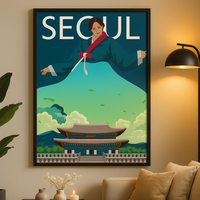 Thumbnail for Affiche Touristique Séoul