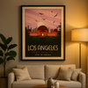 Affiche Los Angeles Nuit