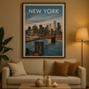 Affiche New York Paysage