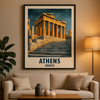 Affiche Grece Athenes