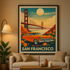 Affiche San Francisco Vintage