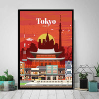 Thumbnail for Affiche Tokyo Vintage